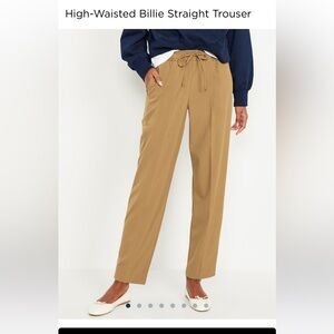 High-waisted Billie Straight Trouser - Tall Large